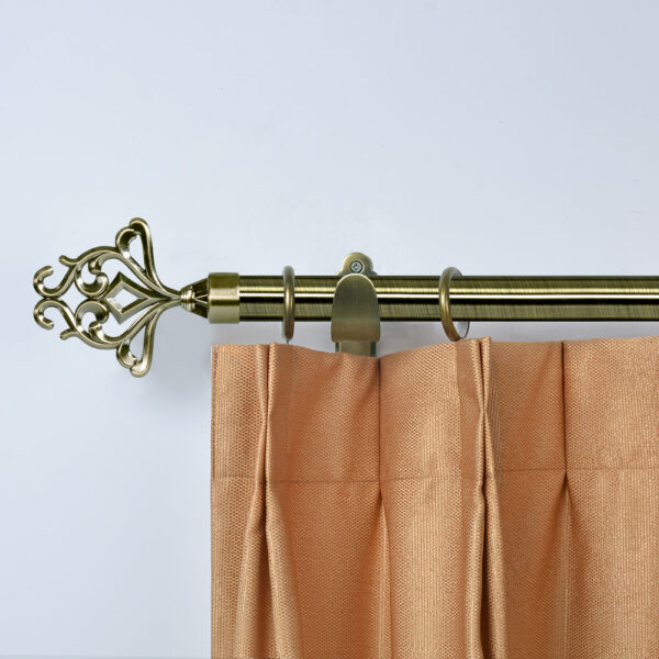 28mm Metal Antique Brass Curtain Rod - Image 2