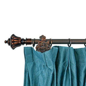 Black Iron Curtain Rod