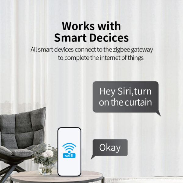 Motorized Curtain Rods with Remote