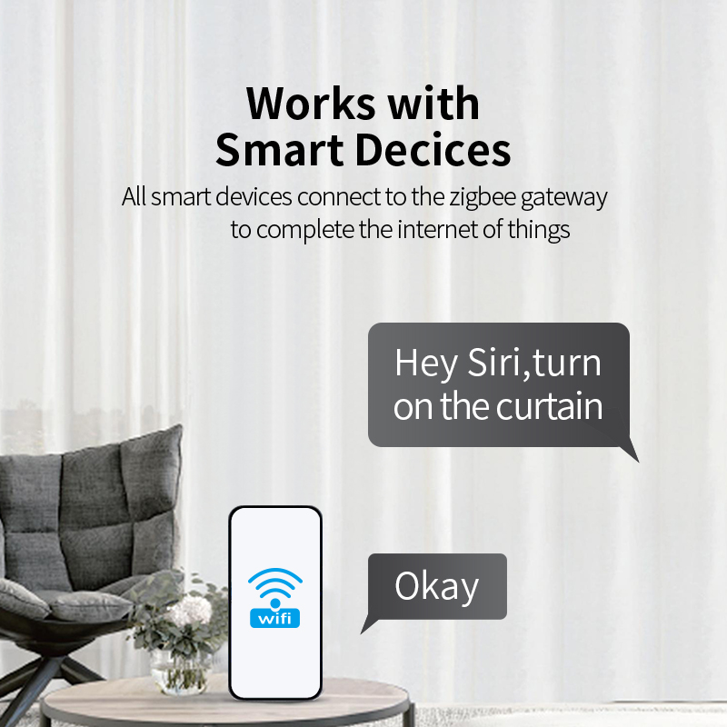 Motorized Curtain Rods with Remote