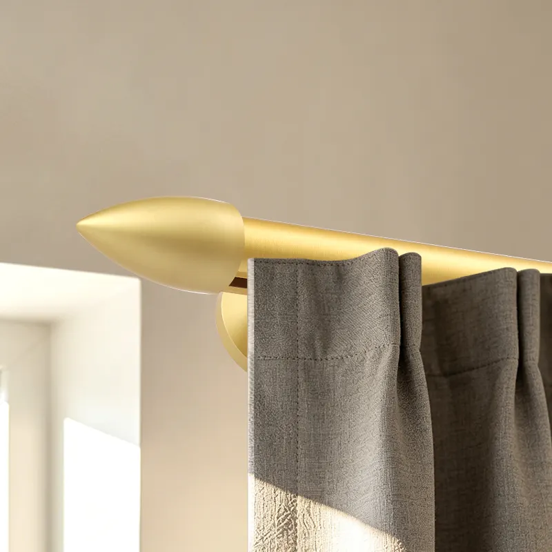 Luxury Spear Finial Inner Track Curtain Rod