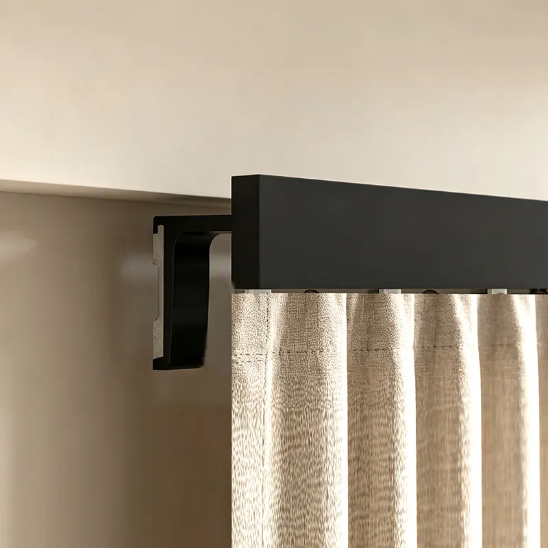 KYOK heavy duty inner track curtain rod with concealed bracket