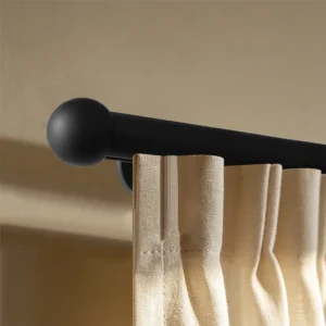 Classic Ball Finial Traverse Curtain Rod (Inner Track)