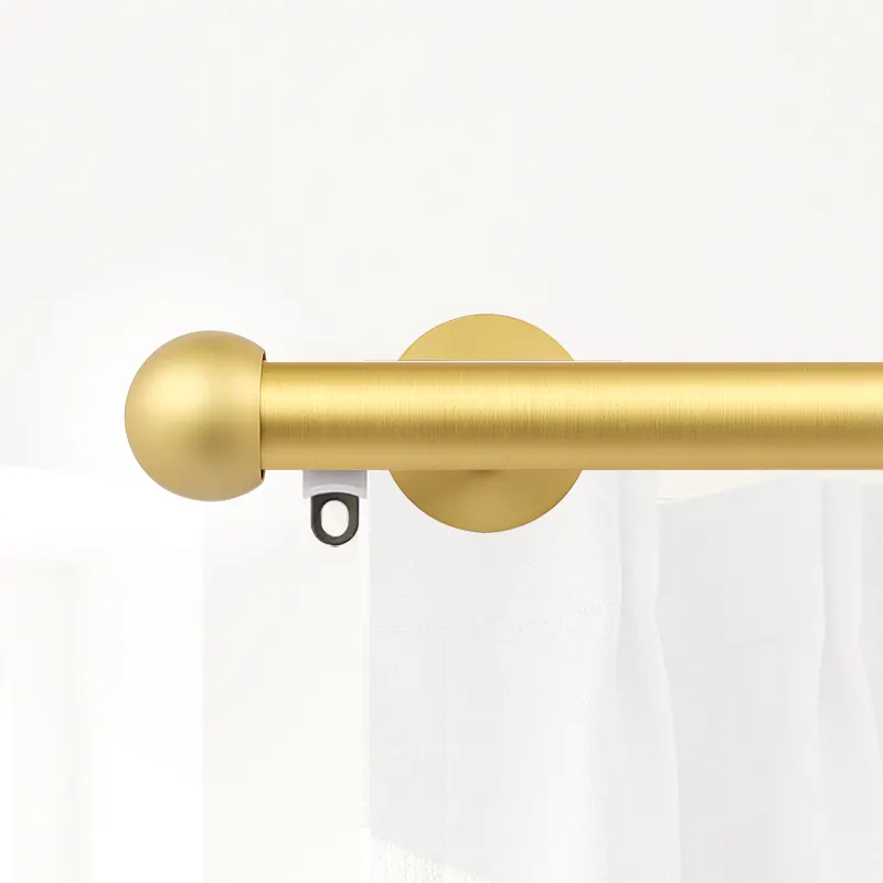 Classic Ball Finial Traverse Curtain Rod (Inner Track)