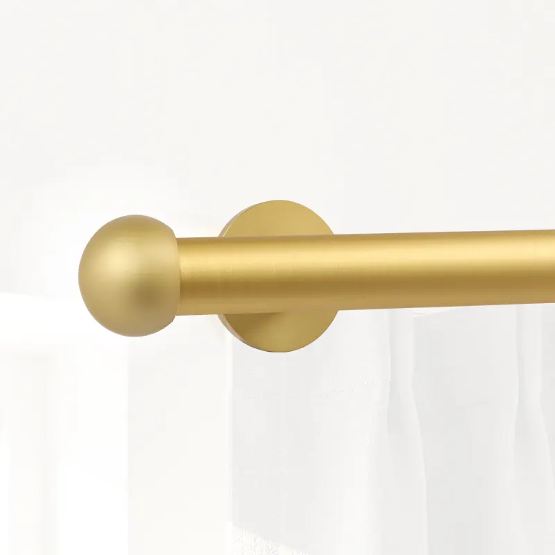 Classic Ball Finial Traverse Curtain Rod (Inner Track)